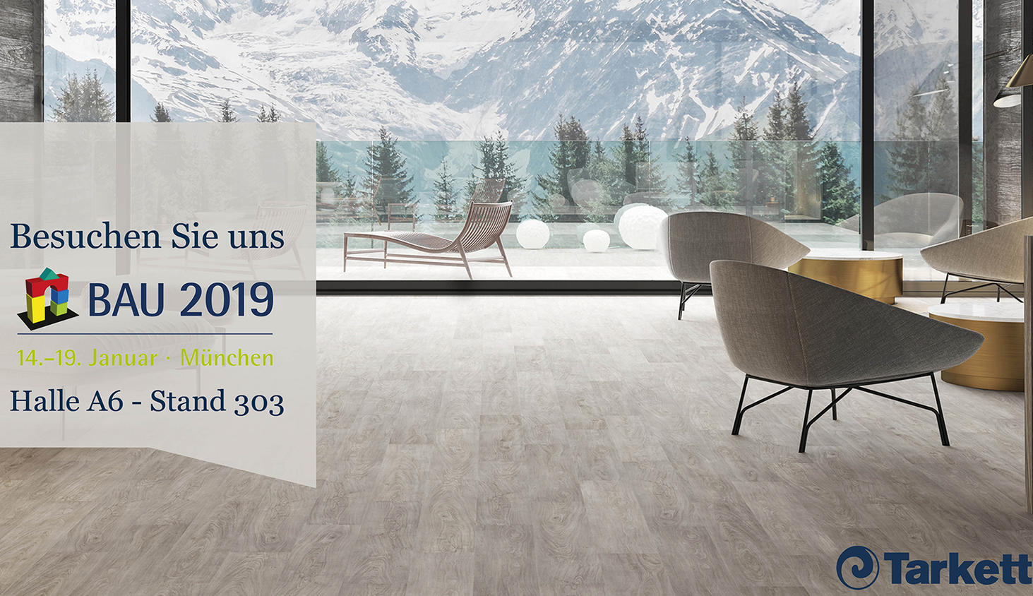 Tarkett auf der BAU - Besuchen Sie uns in Halle A6 an Stand 303