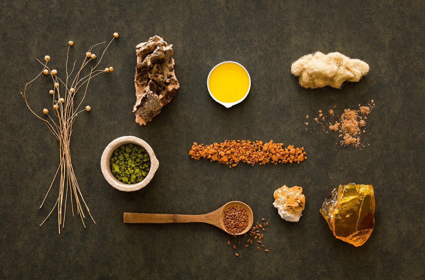 Naturliga ingredienser till våra linoleumgolv