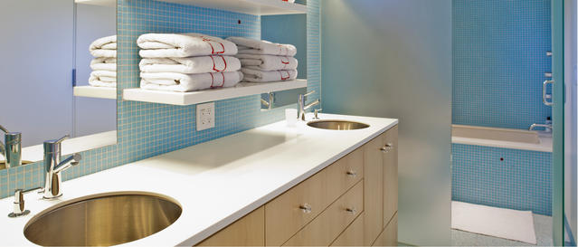 Shower areas